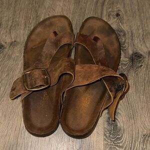 Birk look a likes. White Mountain brand sandals size 7